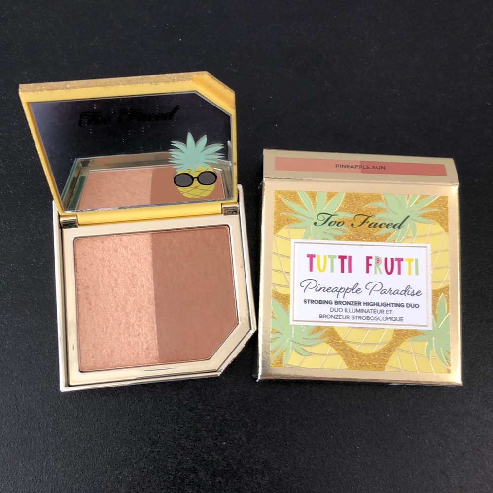 2 / $25 Too Faced Pineapple Paradise Bronzer Highlighting Duo